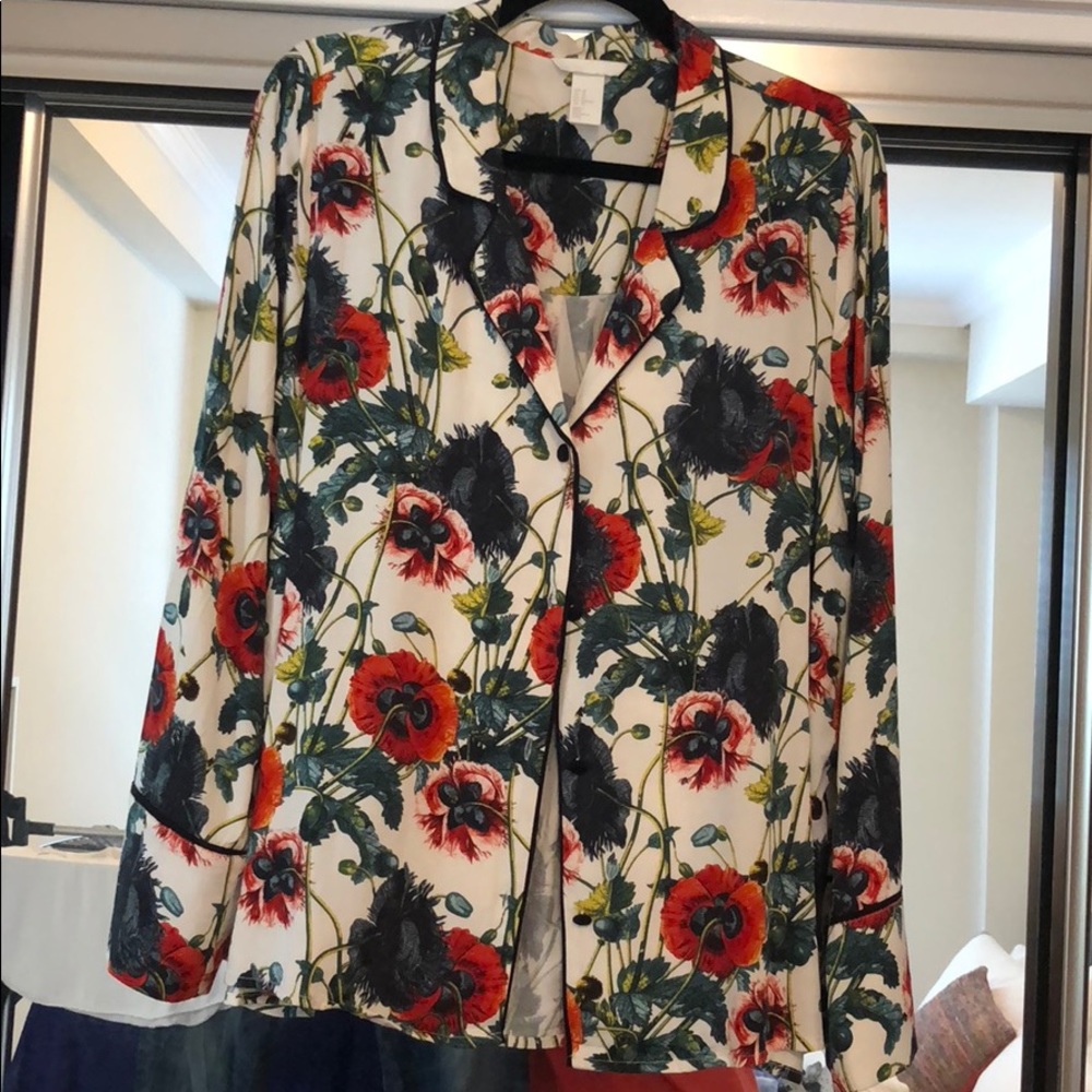 H&M floral pajama top - multi